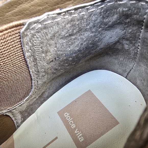 Dolce Vita Sirano Western Boho Suede Block Heel Bootie 9.5M - Picture 12 of 15